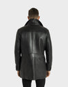 MARC MEN'S LONG LEATHER JACKET | BLACK